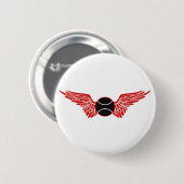tennis. schil. ronde button 5,7 cm (Voorkant /achterkant)