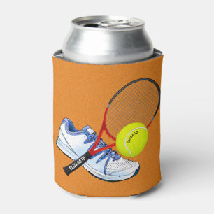 Tennis-schoenknop en -rack met aangepaste tekst blikjeskoeler