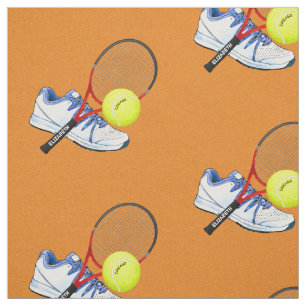 Tennis-schoenknop en -rack met aangepaste tekst stof