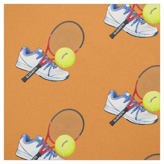 Tennis-schoenknop en -rack met aangepaste tekst stof (Swatch)