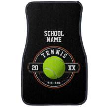 TENNIS - School Spirit Car Floor Mat