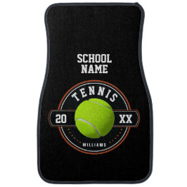 TENNIS - School Spirit Car Floor Mat