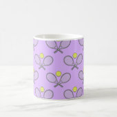 Tennis Seamless Pattern - Racket and Ball Koffiemok (Center)