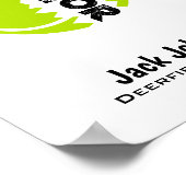 Tennis Senior Night Poster voor handtekeningen (Hoek)