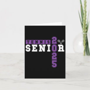 Tennis Senior Night Tennis Senior 2025 Afstuderen Kaart