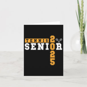 Tennis Senior Night Tennis Senior 2025 Afstuderen Kaart