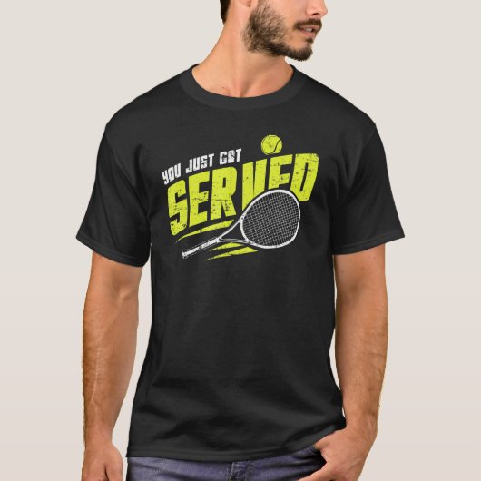Tennis Service Landed Sport Sneaker T-shirt (Voorkant)