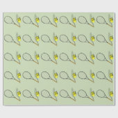 Tennis Set Sport Cadeaupapier (Vlak)