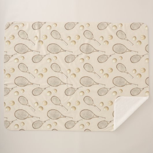 tennis sherpa deken (Voorkant (horizontaal))