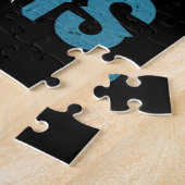 Tennis Silhouette Retro Colors  Player Legpuzzel (Zijkant)