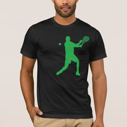 tennis silhouette t-shirt (Voorkant)