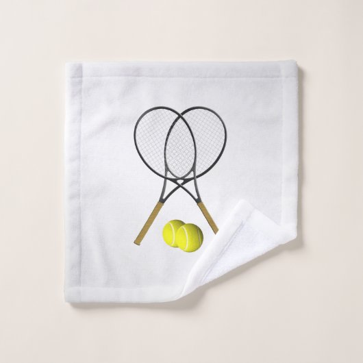 Tennis Silver Sports Bath Towel set Bad Handdoek (Wasdoekje)