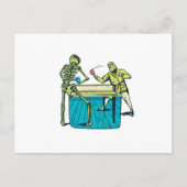Tennis Skeleton Briefkaart (Voorkant)