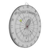 Tennis smash dartbord (Voorkant Links)