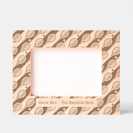 Tennis Smash hit Gegraveerde Lijstjes (Voorkant)