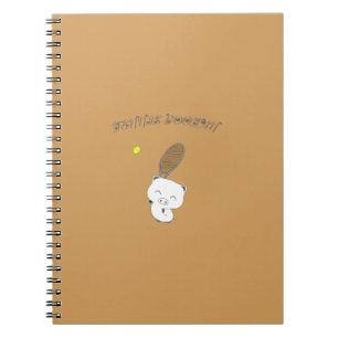 Tennis smash notitieboek