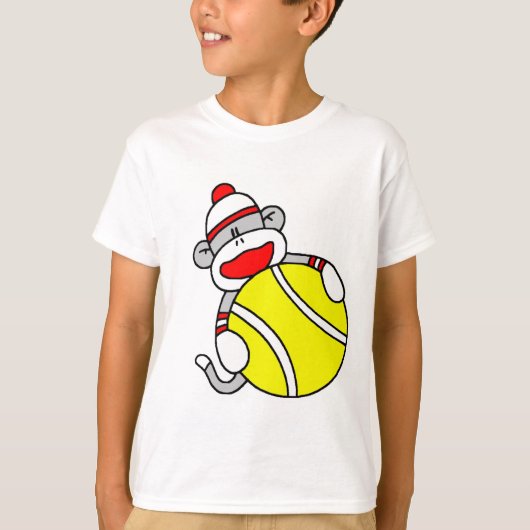 Tennis Sock Monkey T-shirt (Voorkant)