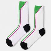 Tennis Socken , 90´s Farbschema, Retro, Neon  Sokken (Links)