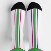 Tennis Socken , 90´s Farbschema, Retro, Neon  Sokken (Top)