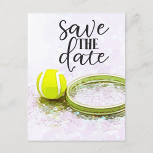 Tennis sparen de Datum van de Uitnodiging van de P