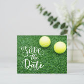 Tennis sparen de Datum van de Uitnodiging van de P (Staand voorkant)