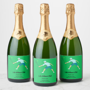 Tennis Sparkling Wijnetiket