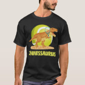 Tennis speelt Trex Funny Dino Sport T-shirt (Voorkant)