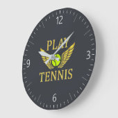 Tennis spelen grote klok (Hoek)