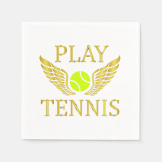 Tennis spelen servet