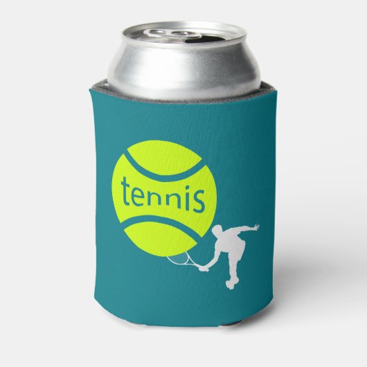 Tennis-speler Blikjeskoeler (Blikje Achterkant)