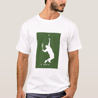 Tennis-speler die een server raakt - T-shirt