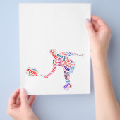 Tennis-speler Flyer (Hand)