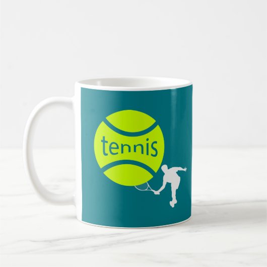 Tennis-speler Koffiemok (Links)