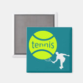 Tennis-speler Magneet (Voorkant / Achterkant)