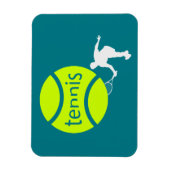 Tennis-speler Magneet (Verticaal)