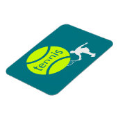 Tennis-speler Magneet (Linkerzijde)