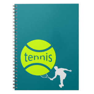 Tennis-speler Notitieboek