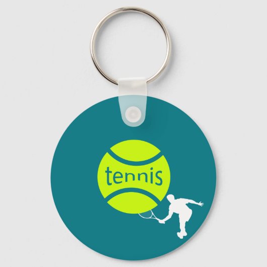 Tennis-speler Sleutelhanger (Voorkant)