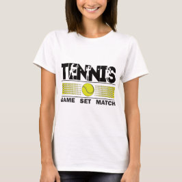 Tennis - spelset afstemmen op T-shirt