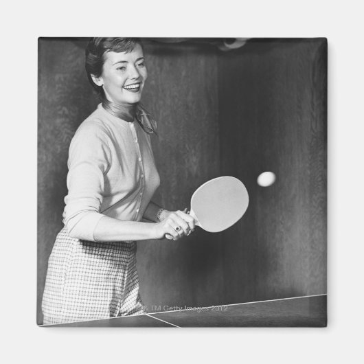 Tennis speltafel voor vrouwen magneet (Voorkant)