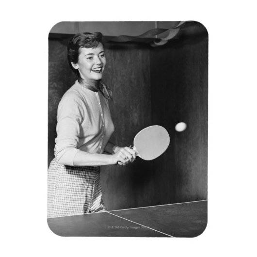 Tennis speltafel voor vrouwen magneet (Verticaal)