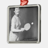 Tennis speltafel voor vrouwen metalen ornament (Links)