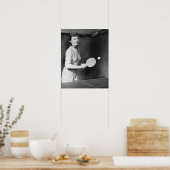 Tennis speltafel voor vrouwen poster (Keuken)