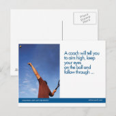 Tennis Sport Briefkaart (Voorkant / Achterkant)