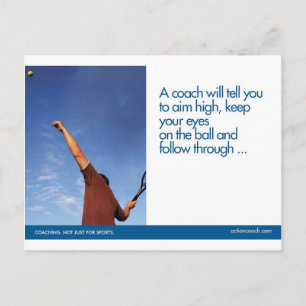 Tennis Sport Briefkaart