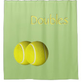 Tennis Sport Design Douchegordijn (Voorkant)