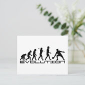 Tennis Sport Evolution Art Briefkaart (Staand voorkant)