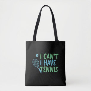 Tennis Sport Grappige Tennis Gifts Tote Bag