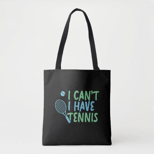 Tennis Sport Grappige Tennis Gifts Tote Bag (Voorkant)