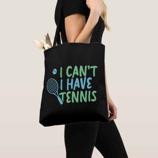 Tennis Sport Grappige Tennis Gifts Tote Bag (Dichtbij)